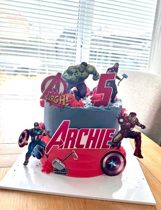 Avengers Themed Cake Toppers