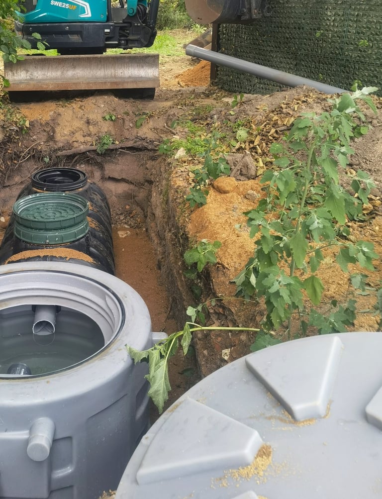 Pose de Cuve de relevage à ajaccio