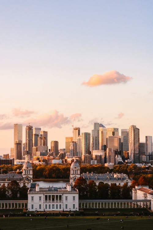 London city above view