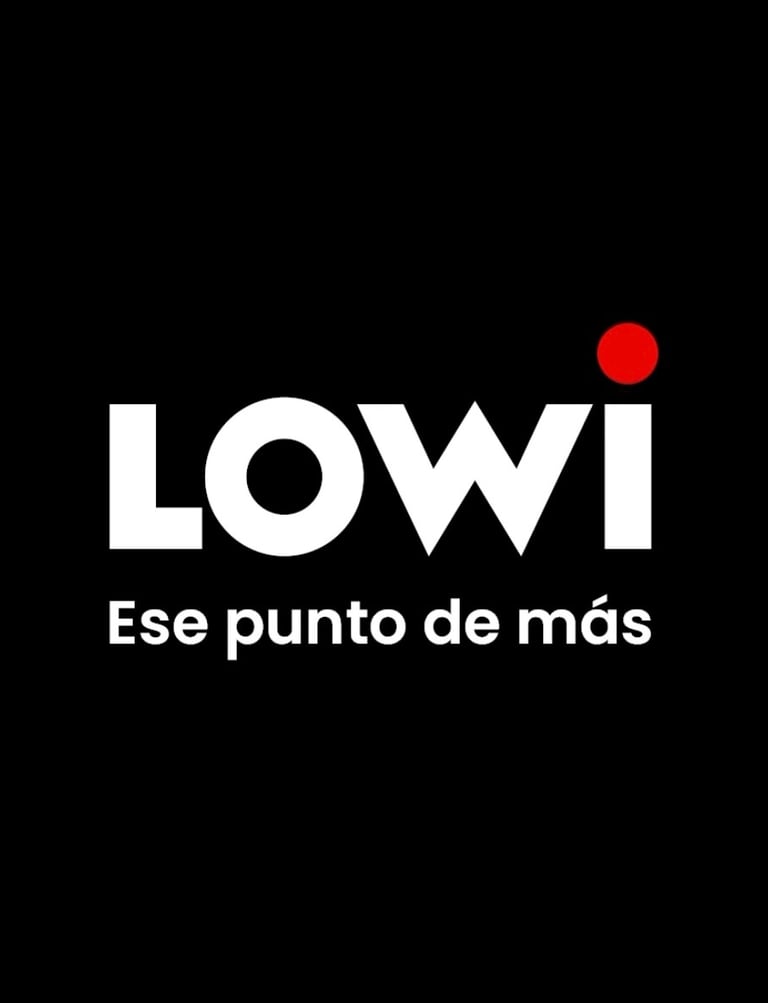 Logo de Lowi, oferta de fibra y móvil 5G con cobertura Vodafone