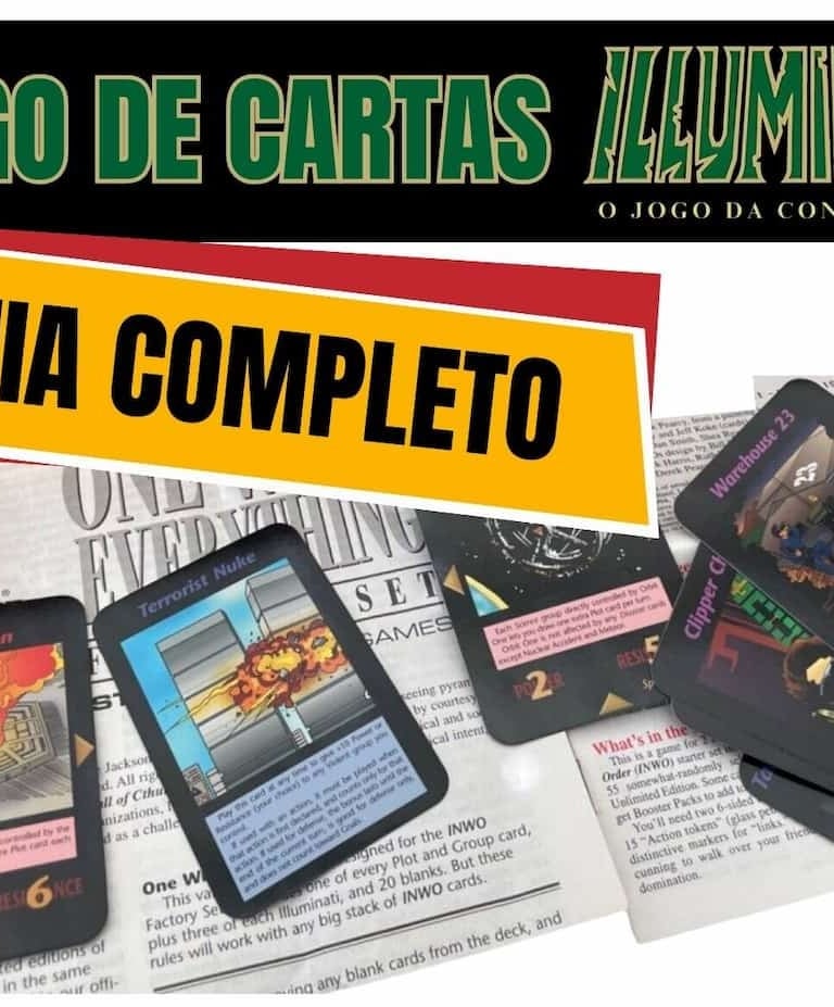 Guia completo do Jogo de Cartas Illuminati (famoso jogo de cartas que previu o atentando 11/09/01)
