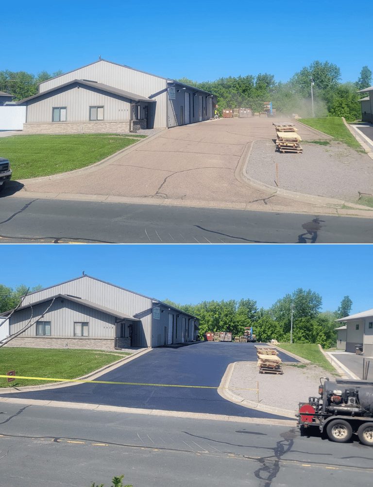 before-and-after-of-a-commercial-seal-coating-project