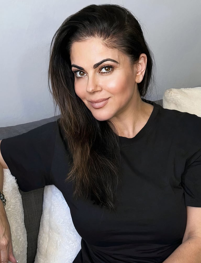 Sigal Alkoby, founder of Solo Home Decor, known for creating custom furniture with timeless style.