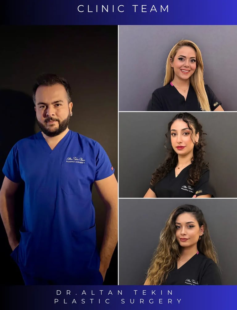 Dr. Altan Tekin kliniğinde görev yapan uzman ekip
