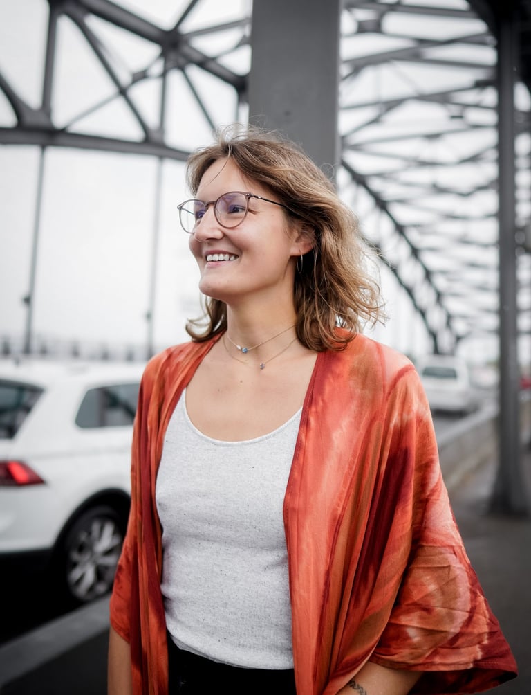 Julia Dencker, Expertin für inneren Frieden - Leipzig. Photo by Diana Elschner