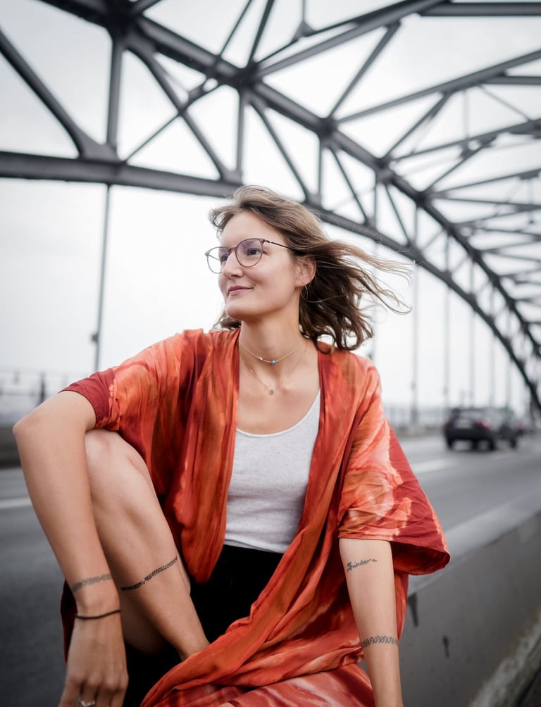 Julia Dencker, Expertin für inneren Frieden - Leipzig. Photo by Diana Elschner