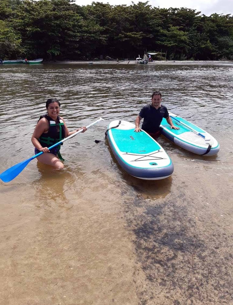 Tour Paddle Borad Don Diego river Santa Marta