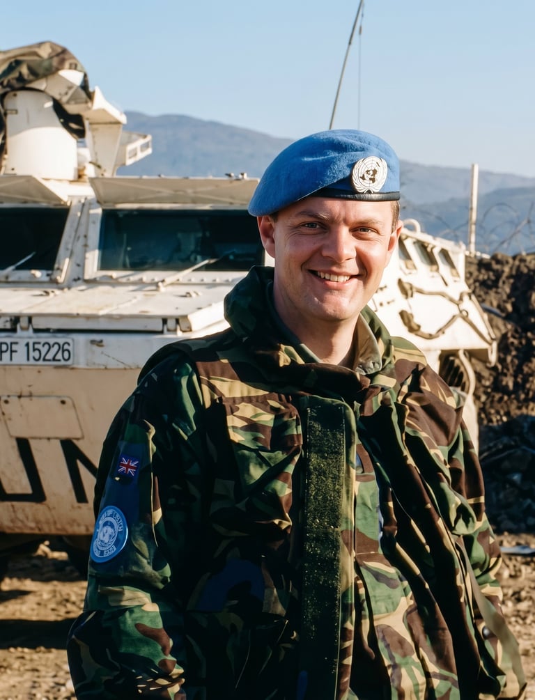 Andrew White Sarajevo, 1994, during the siege of the city