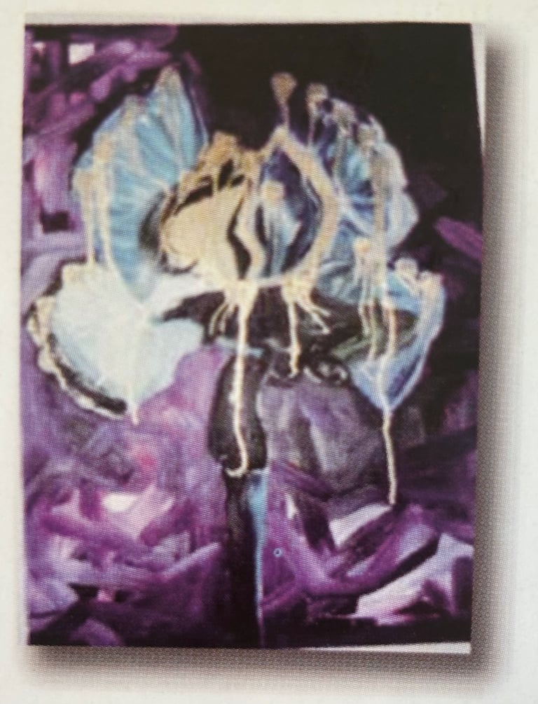 Iris Devote LITTARDI © - "Iris" 1993 - huile sur toile