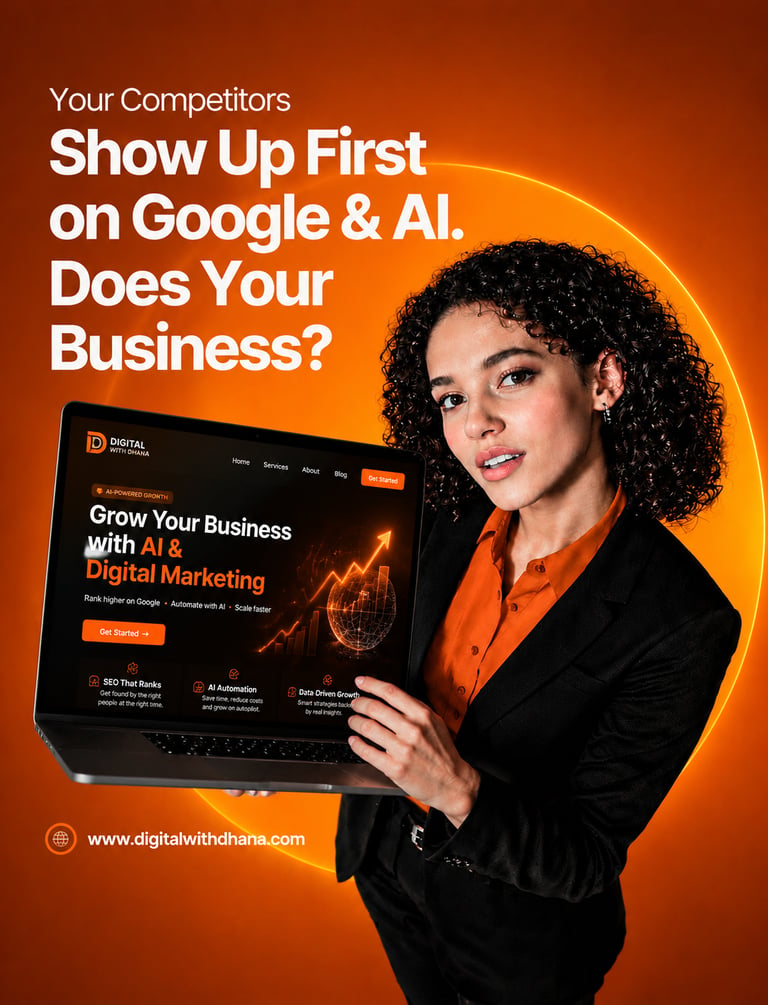 Digital With Dhana helping businesses in Mumbai and Dubai improve Google rankings, AI search visibil