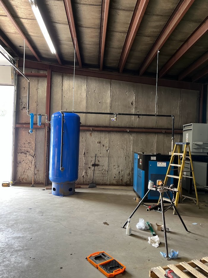 A pipe repair job in a commercial building in Horicon, WI.