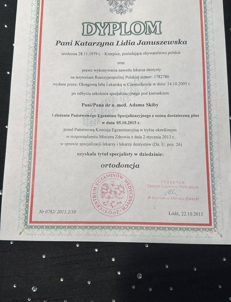 dr Katarzyna Januszewska - ortodonta