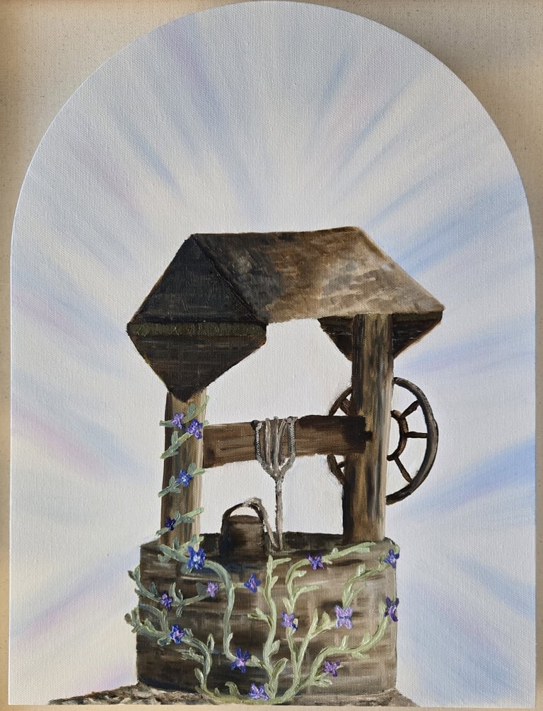 At the Well (painting) Kylee Nicole Smith