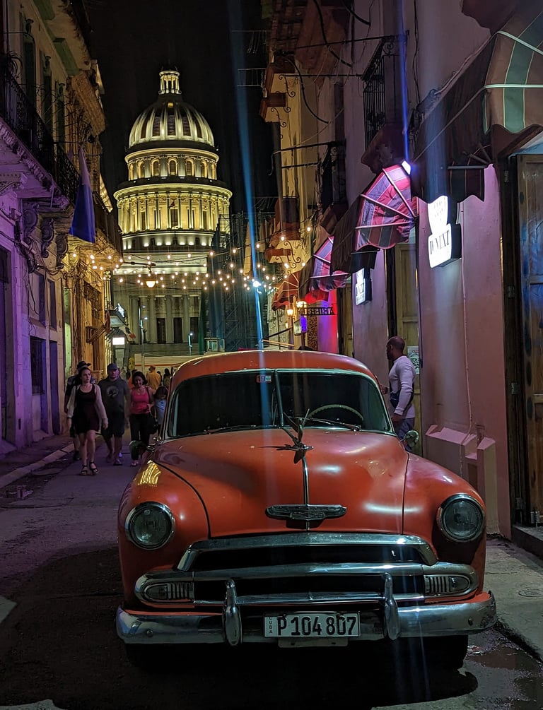 Old cars in Old Havana