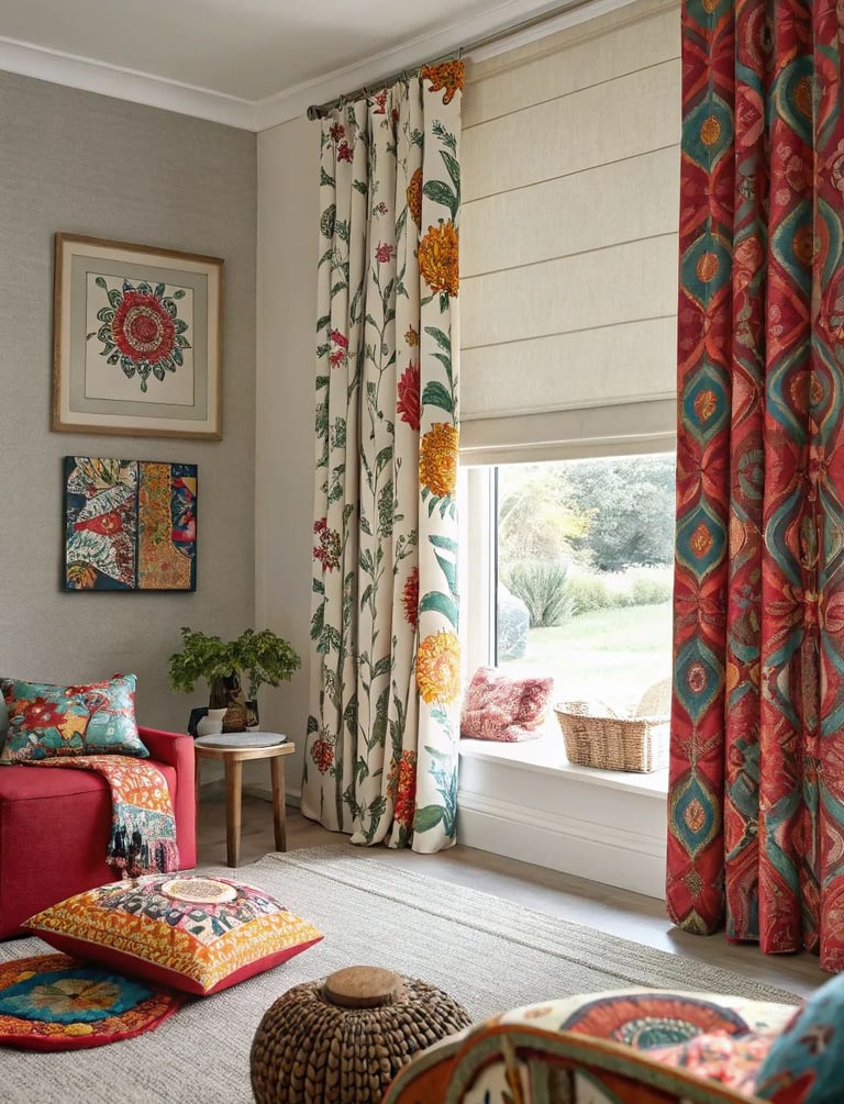 Artisanal Summer Living room decor