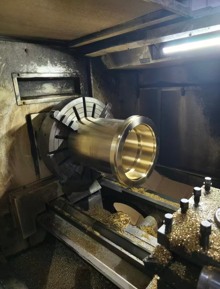 Split Bronze Sliding Bearing Bush Drawing No. 4.363818.F