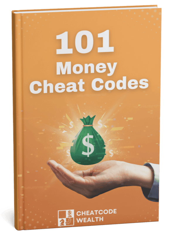 a book cover of 101 money cheat codes