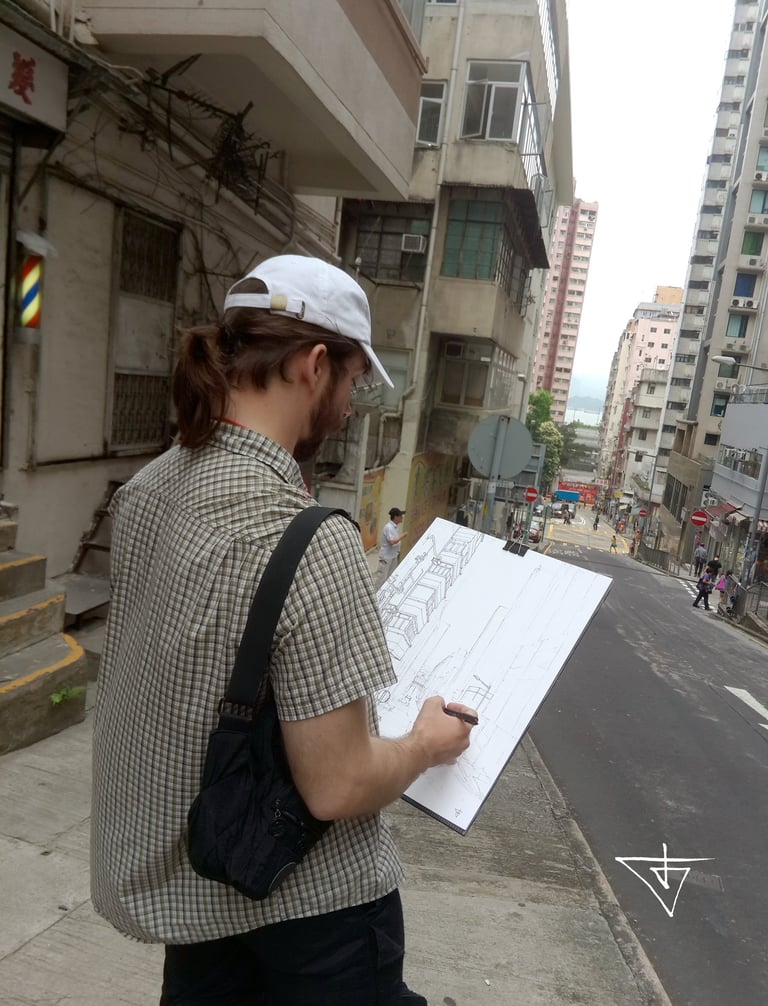 城市速寫家林仁亞 在香港