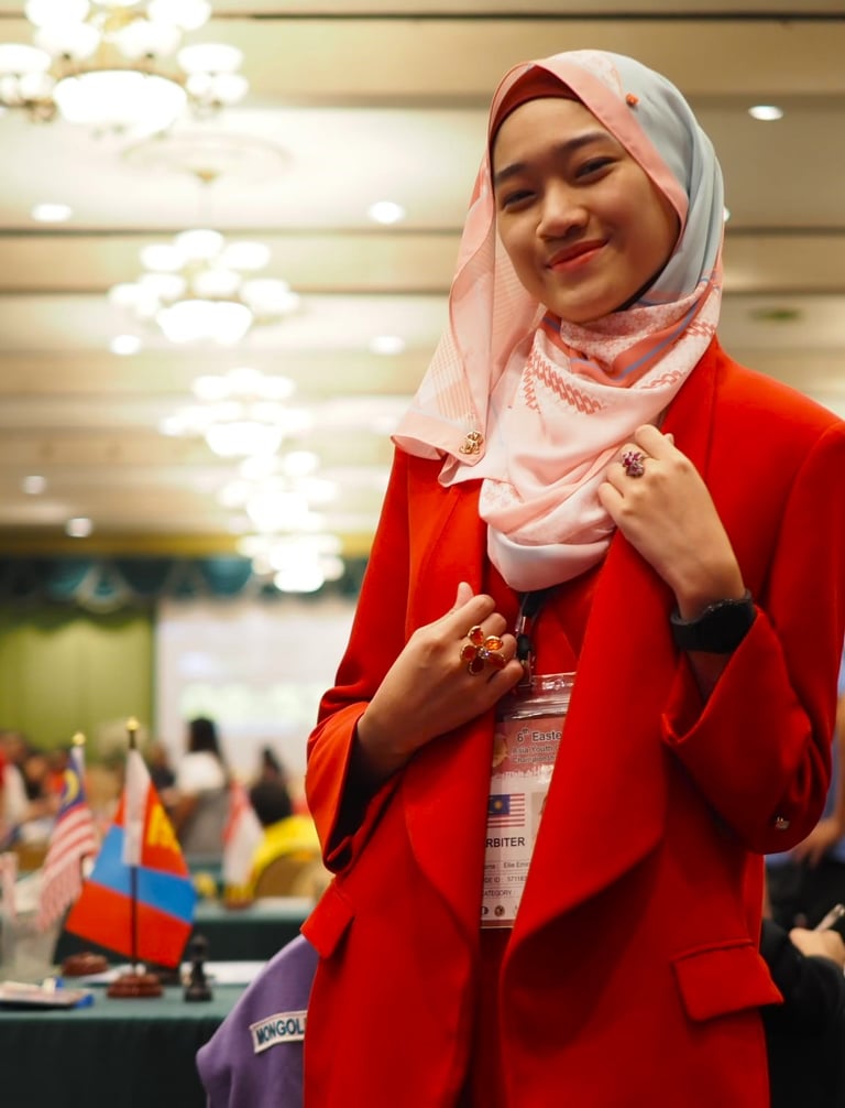 International Arbiter Ellie Emira Syamimi. Malaysia Chess. Chess Clicks. Malaysia's 1st Female IA