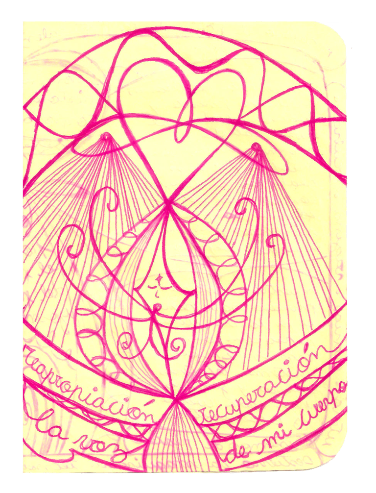 dibujo sobre recuperacion y activismo corporal