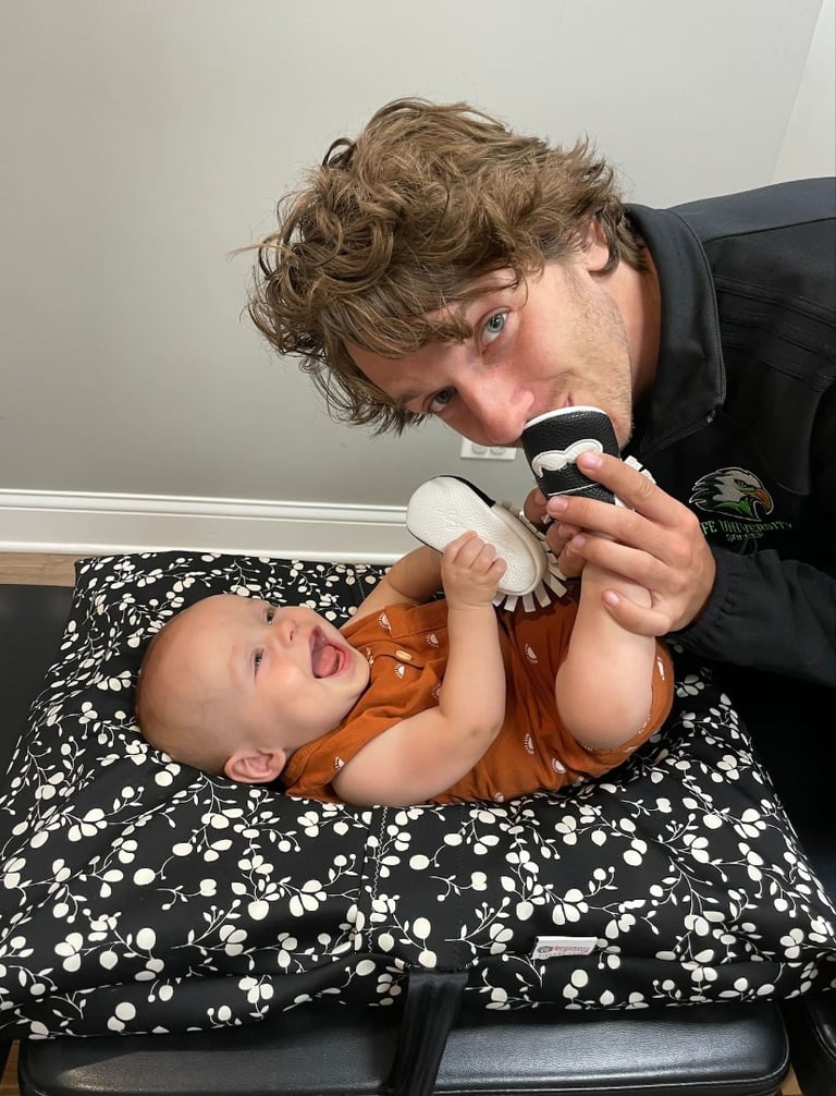 Infant colic relief through chiropractic adjustments in Franklin, TN