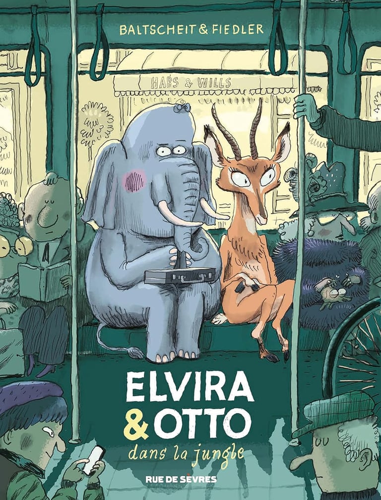 Première de couverture du tome 1 de la BD Elvira & Otto