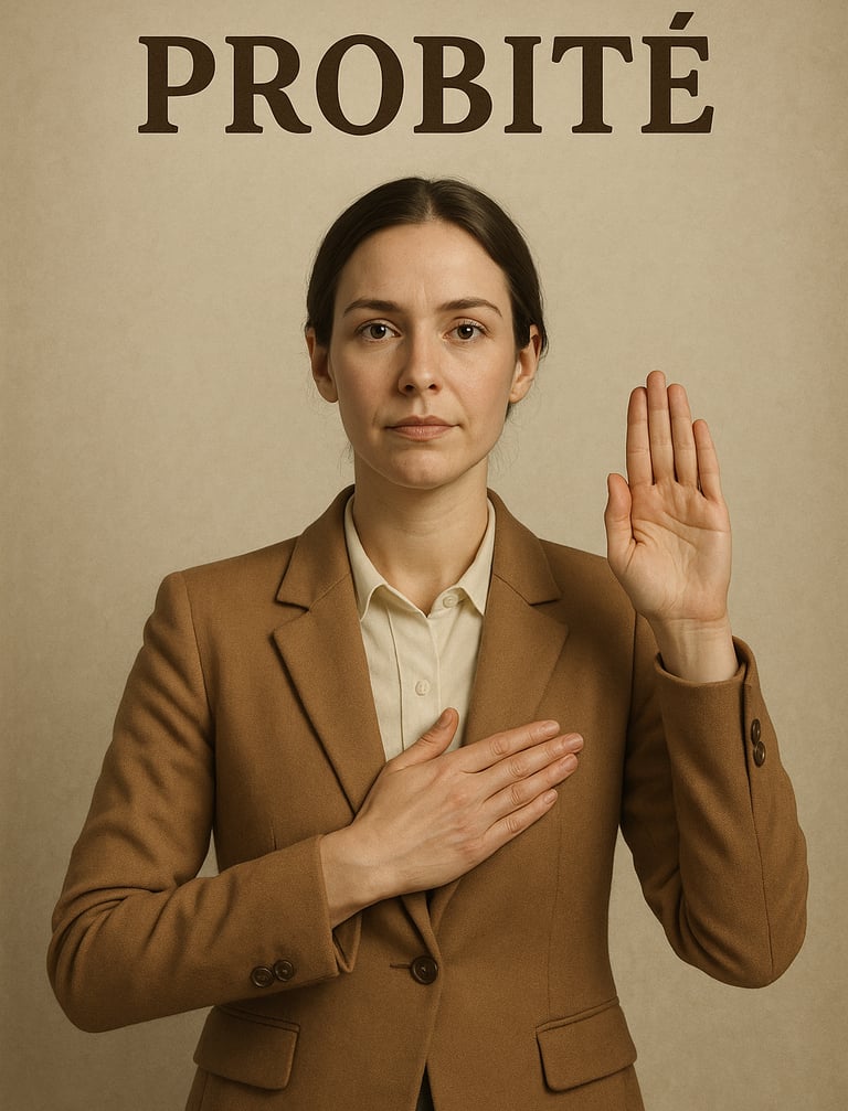 Illustration Journée mondiale de la probité