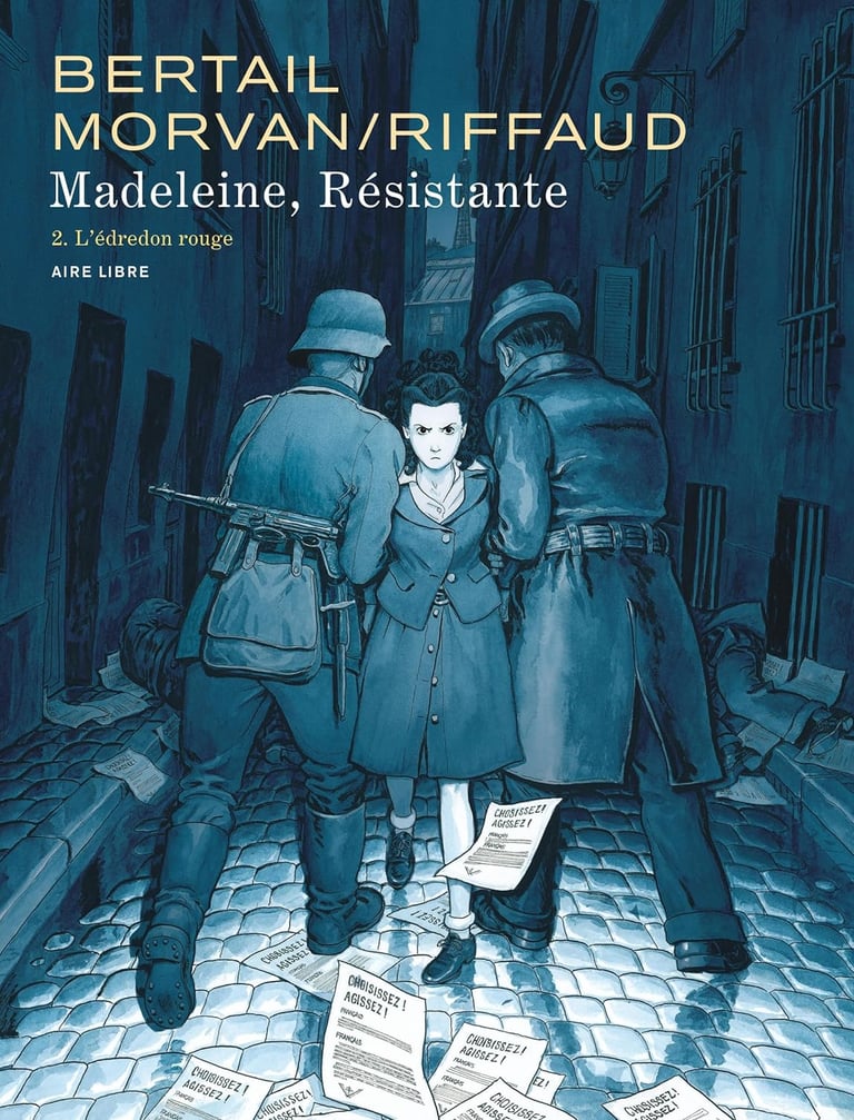 Première de couverture du tome 2 de la BD Madeleine, Résistante