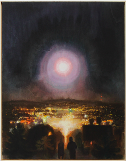 Arthur Metz La Lune n’a rien perdu de son éclat acrylique artiste Galerie Maxime Allain