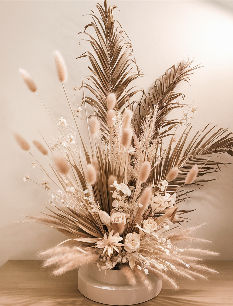 composition fleurs sublimes