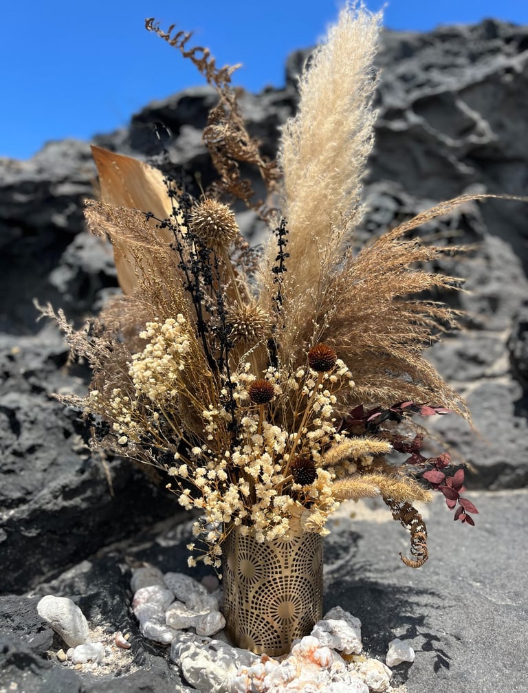 Cadeau original la Réunion fleurs séchées