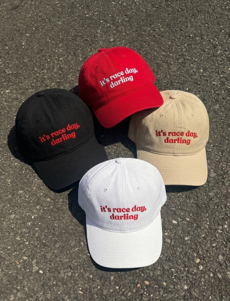 embroidered caps f1