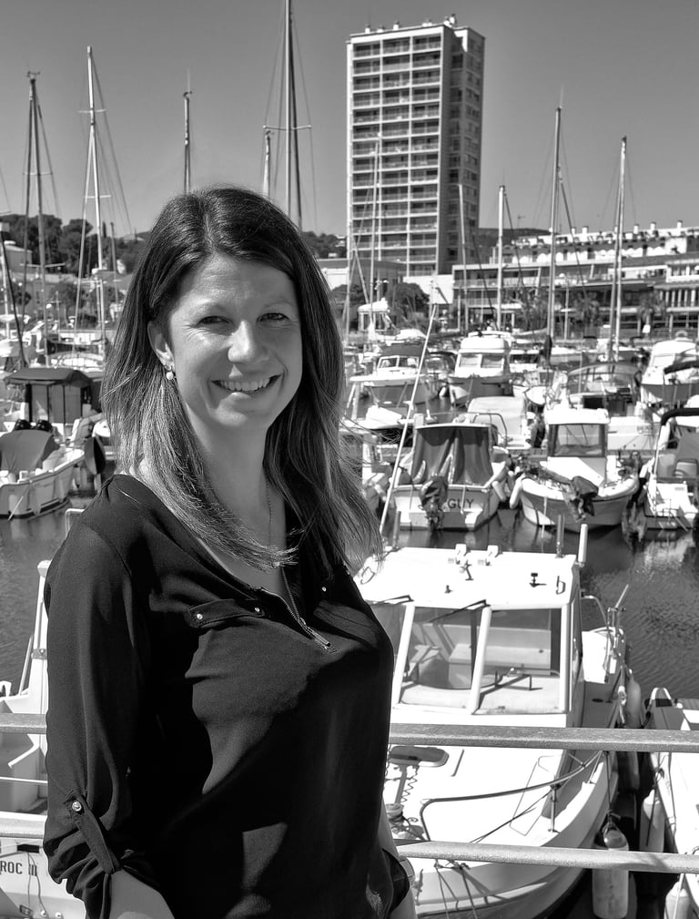 Portrait professionnel Virginie Schneider — agence immobilière Côte Bleue