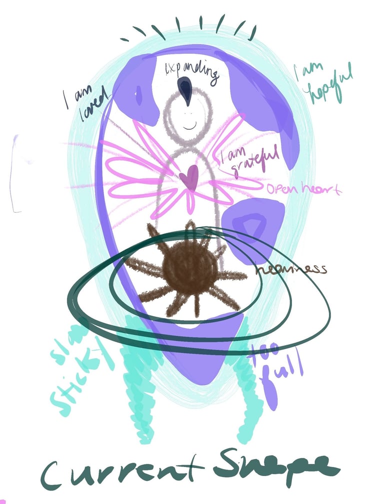 drawing of current embodiment and somatic shape