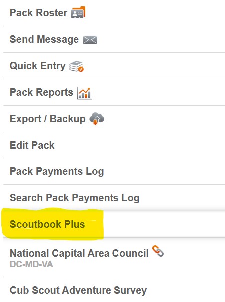 The scoutbook plus link will be at the bottom of this page.