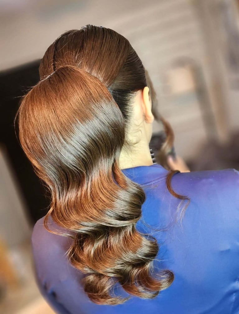 PEINADO CABELLO LARGO COLETA POR PAULA TAPIA MAEKUP HERMOSILLO