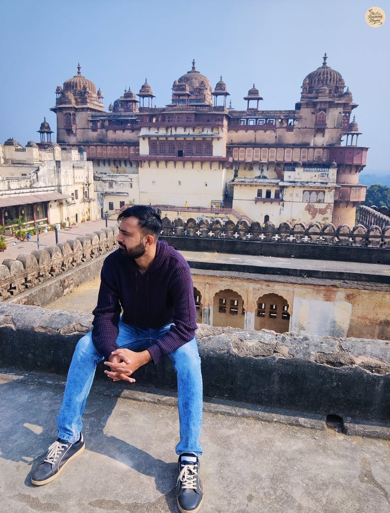 From the rooftop of Raja Mahal, Orchha