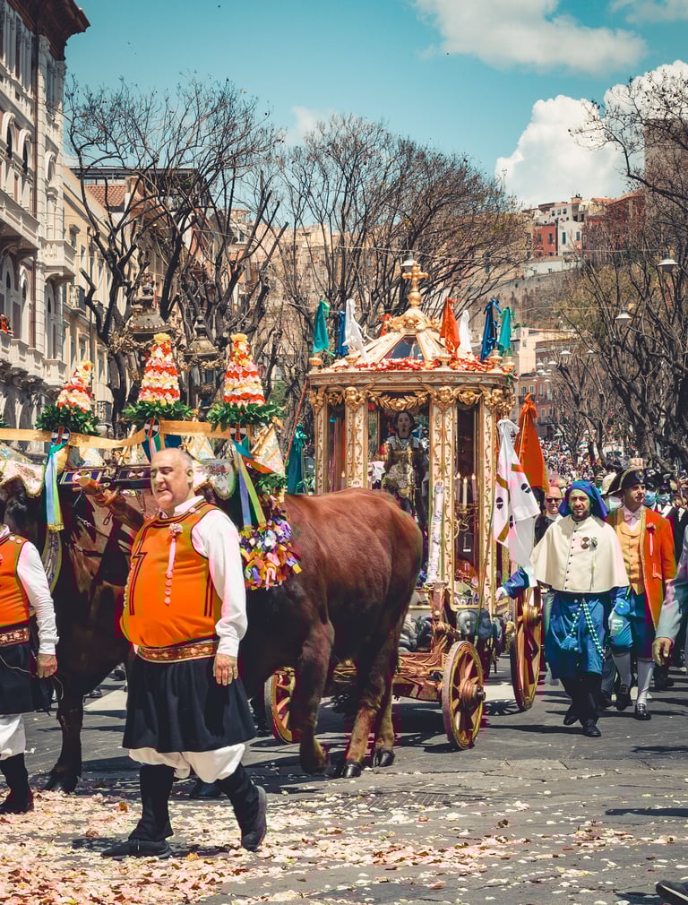 Sant’Efisio festival in Cagliari, one of Sardinia’s most important religious events
