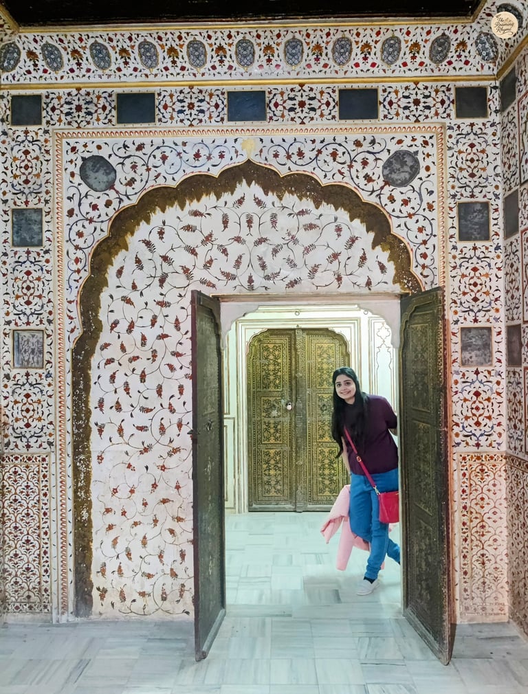 Step into Phool Mahal, where the walls still bloom with royalty, Junagarh Fort, Bikaner