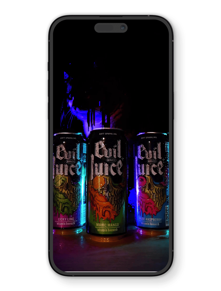 Snackable Video-Content für RAUCH Eistee auf TikTok & Instagram – produziert für mehr Sichtbarkeit, 