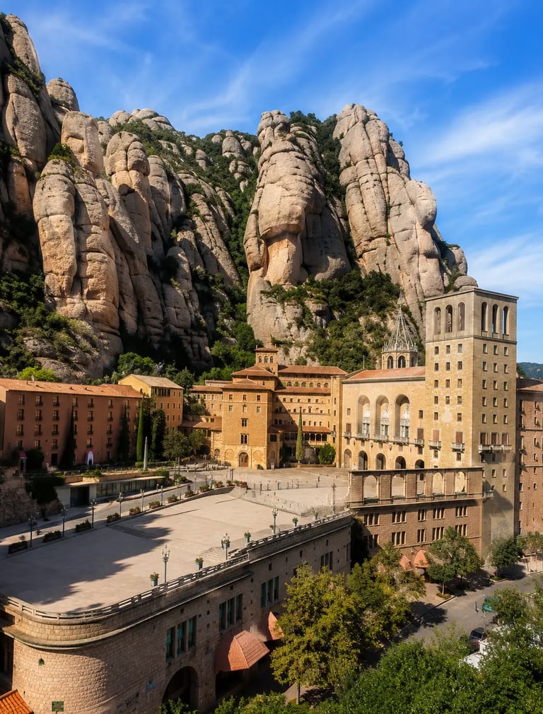 Filipino driver in Barcelona for private day trips to Montserrat monastery