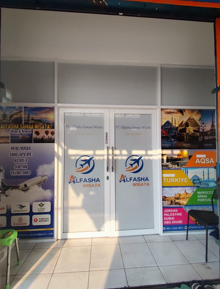 Kantor pusat PT Alfasha Samaa Wisata travel haji umroh resmi