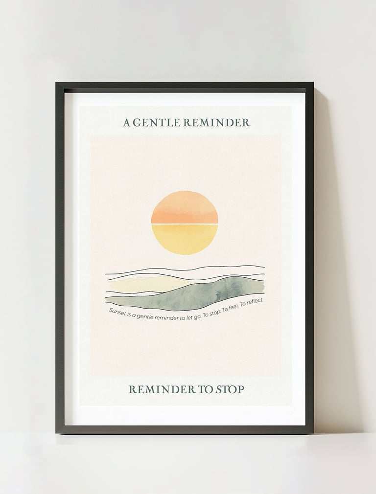 a picture of sunset 
