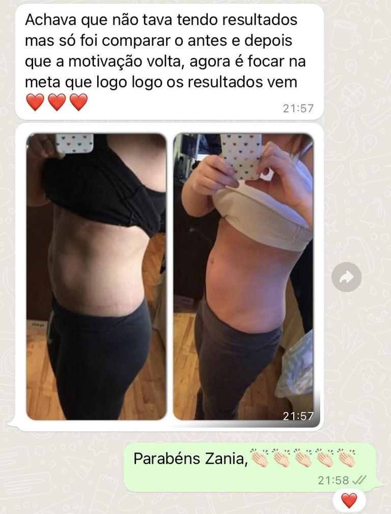 antes e depois de mulher que emagreceu 