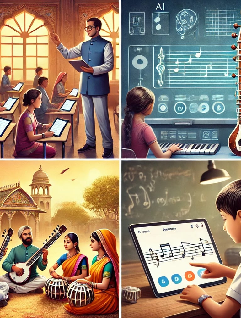 Children worldwide get in touch with AI linked compositions and devices