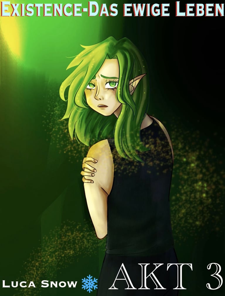 Existence - Das ewige Leben - Akt 3 - Autor Luca Snow, Cover: Cardamon