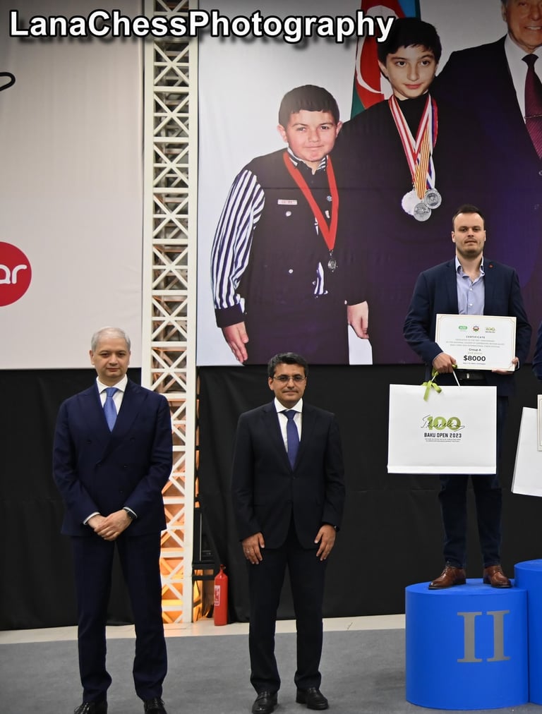 Leon Luke Mendonca of India wins USD12,000 at the 2023 Baku Open Chess Tournament in Azerbaijan