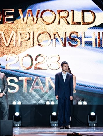 FIDE World Championship Match 2023 between Ian Nepomniachtchi & Ding Liren officially opened