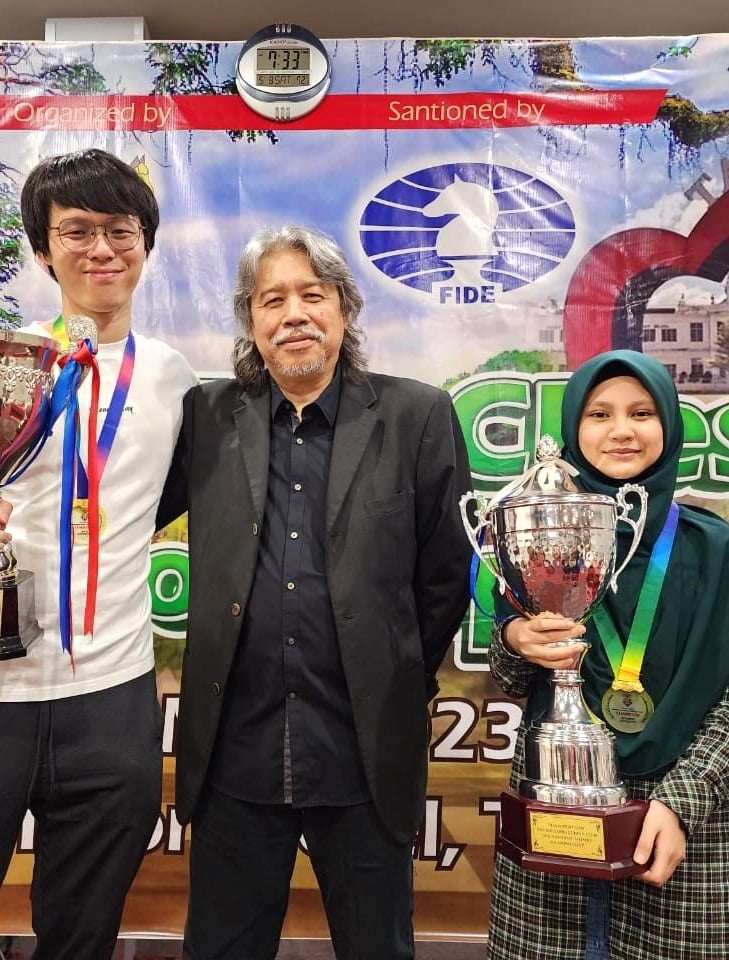 Malaysian Chess Championship 2023, Lim Zhuo Ren National Champion And Ainul Mardhiah Women Champion