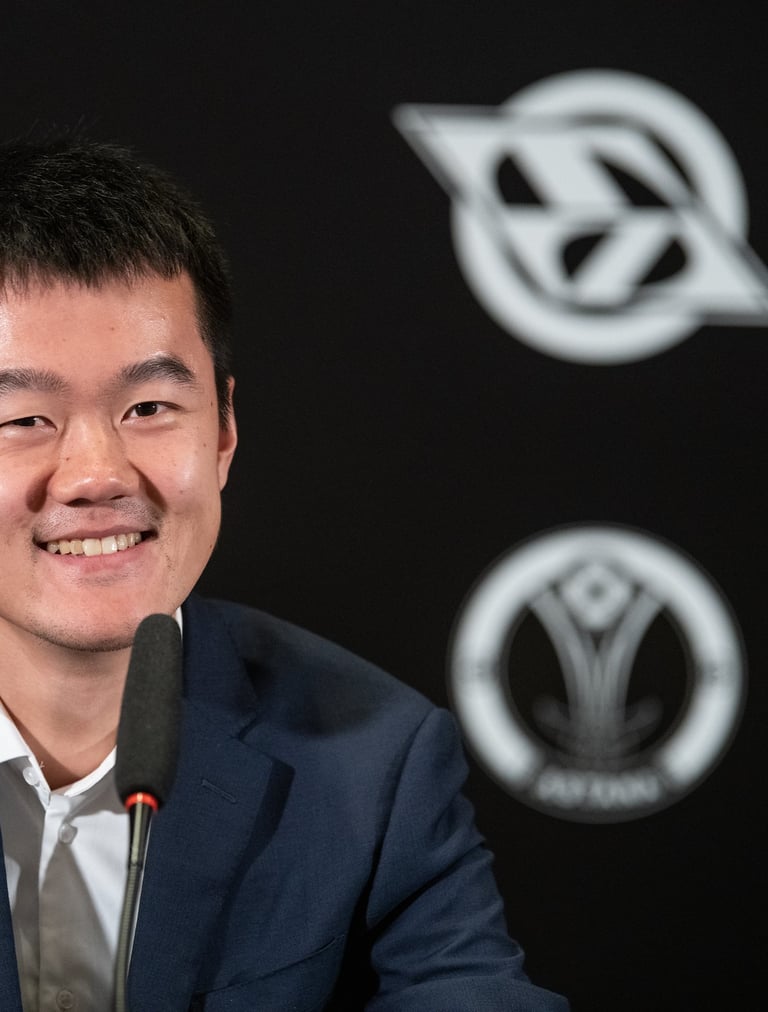 The pendulum swings: GM Ding Liren equalises. World Chess Championship. Chess Clicks